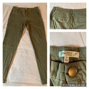 Khaki Love Fire stretch cotton pants, women’s size 5. GUC. S/F